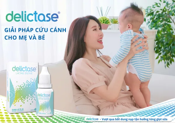 Câu chuyện từ mẹ Lan Anh - Delictase đã giúp con tôi thoát khỏi tình trạng quấy khóc, đầy hơi sau mỗi lần bú sữa như thế nào?